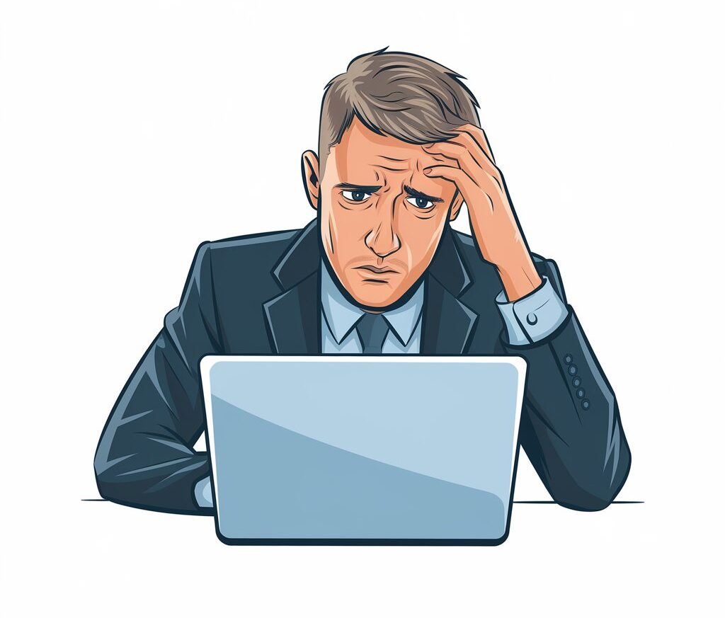 Unternehmer ohne Website